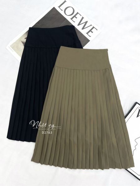  Chân váy dập ly dáng dài - D2783 