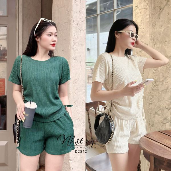  Set bộ ngắn rút dây eo - D2812 