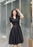  Đầm nhún eo cổ cách điệu - D2835 