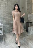  Đầm giả sơ mi form dáng xòe - D3120 