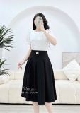  Chân váy xếp ly thắt dây belt kiểu - D3128 