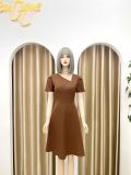  Đầm nhún ngực cách điệu form dáng xoè - D3136 