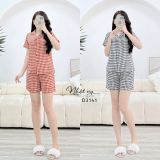  Set bộ đùi pijama hoạ tiết - D3141 