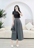  Quần giả váy ống rộng form dáng dài - D3143 
