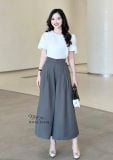  Quần giả váy ống rộng form dáng dài - D3143 