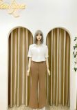  Áo sơ mi tay lửng kiểu dáng đơn giản - D3149 