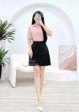  Áo sơ mi tay lửng kiểu dáng đơn giản - D3149 