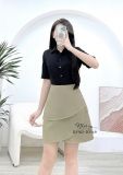  Áo sơ mi tay lửng kiểu dáng đơn giản - D3149 