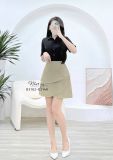  Áo sơ mi tay lửng kiểu dáng đơn giản - D3149 