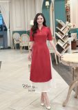  Áo dài cách tân cổ tàu đính hạt ngọc - D3208 