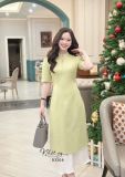  Áo dài cách tân cổ tàu đính hạt ngọc - D3208 