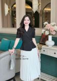  Áo peplum xếp ly đính hạt ngọc - D3210 