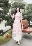  Áo dài cách tân form dáng xoè phối chân váy - D3213 