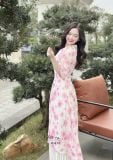  Áo dài cách tân form dáng xoè phối chân váy - D3213 