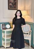  Đầm cổ tròn tay nhún kiểu form dáng xoè - D3217 