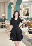  Set áo peplum phối quần xếp ly - D3228 