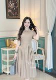  Đầm cổ bèo chiết eo form dáng xoè - D3310 