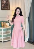  Đầm cổ bèo chiết eo form dáng xoè - D3310 