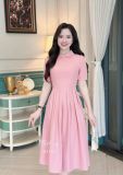  Đầm cổ bèo chiết eo form dáng xoè - D3310 