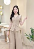  Quần tây ống rộng form dáng dài - D3333 
