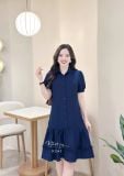  Đầm suông cổ sơ mi - D3342 