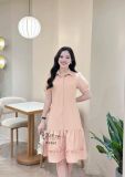  Đầm suông cổ sơ mi - D3342 