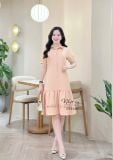  Đầm suông cổ sơ mi - D3342 
