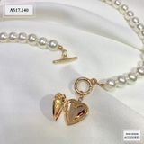  DÂY CHUYỀN NGỌC TRAI MẶT TRÁI TIM A517 
