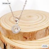  DÂY CHUYỀN MẶT TRÒN PHỐI ĐÁ GIỮA - DC606 