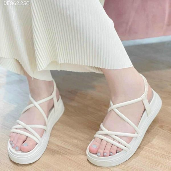  Giày Sandal Chéo Dây Tròn - DE062 