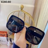  Kính mát nữ gọng vuông phối viền - K280 