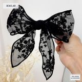  KẸP TÓC NƠ REN A361 