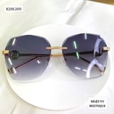  Kính không viền gọng vàng - K258 