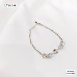  LẮC TAY CỎ 4 LÁ ĐÍNH ĐÁ - LT601 