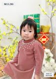  ÁO DÀI BÉ GÁI ĐÍNH NGỌC M13 