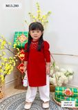  ÁO DÀI BÉ GÁI ĐÍNH NGỌC M13 
