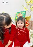  ÁO DÀI BÉ GÁI ĐÍNH NGỌC M13 