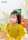  ÁO DÀI BÉ GÁI ĐÍNH NGỌC M13 