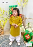  ÁO DÀI BÉ GÁI ĐÍNH NGỌC M13 