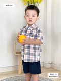  ÁO SƠ MI BÉ TRAI TAY NGẮN M29 