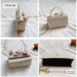  TÚI XÁCH BỐ CARO QUAI NGỌC TX48 