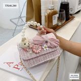  TÚI XÁCH BỐ CARO QUAI NGỌC TX48 