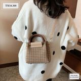  TÚI XÁCH CARO NÂU QUAI XOẮN KÈM VÍ TX54 