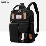  Balo thời trang chống thấm nước có đai sau cài tay kéo vali du lịch - TX128 