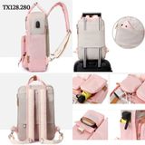  Balo thời trang chống thấm nước có đai sau cài tay kéo vali du lịch - TX128 