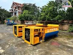 Máy trộn bê tông bồn ngang Hồng Hà 3 khối