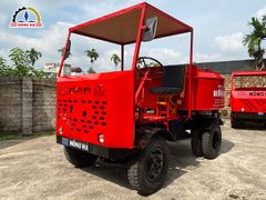 Xe trộn bê tông tự hành 12 bao 1 cầu Hồng Hà