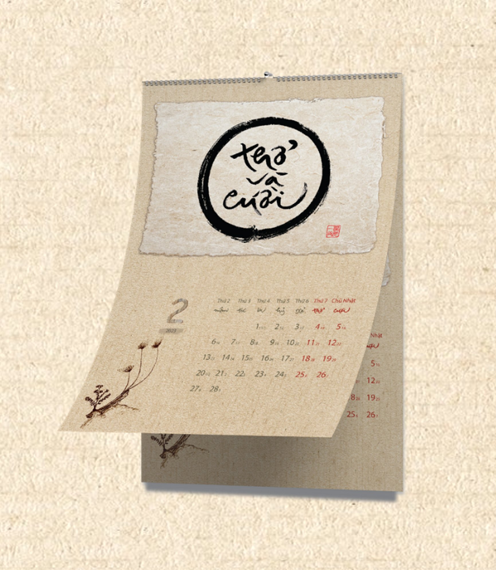 LỊCH TREO TƯỜNG: THẦY CÓ TRONG TA