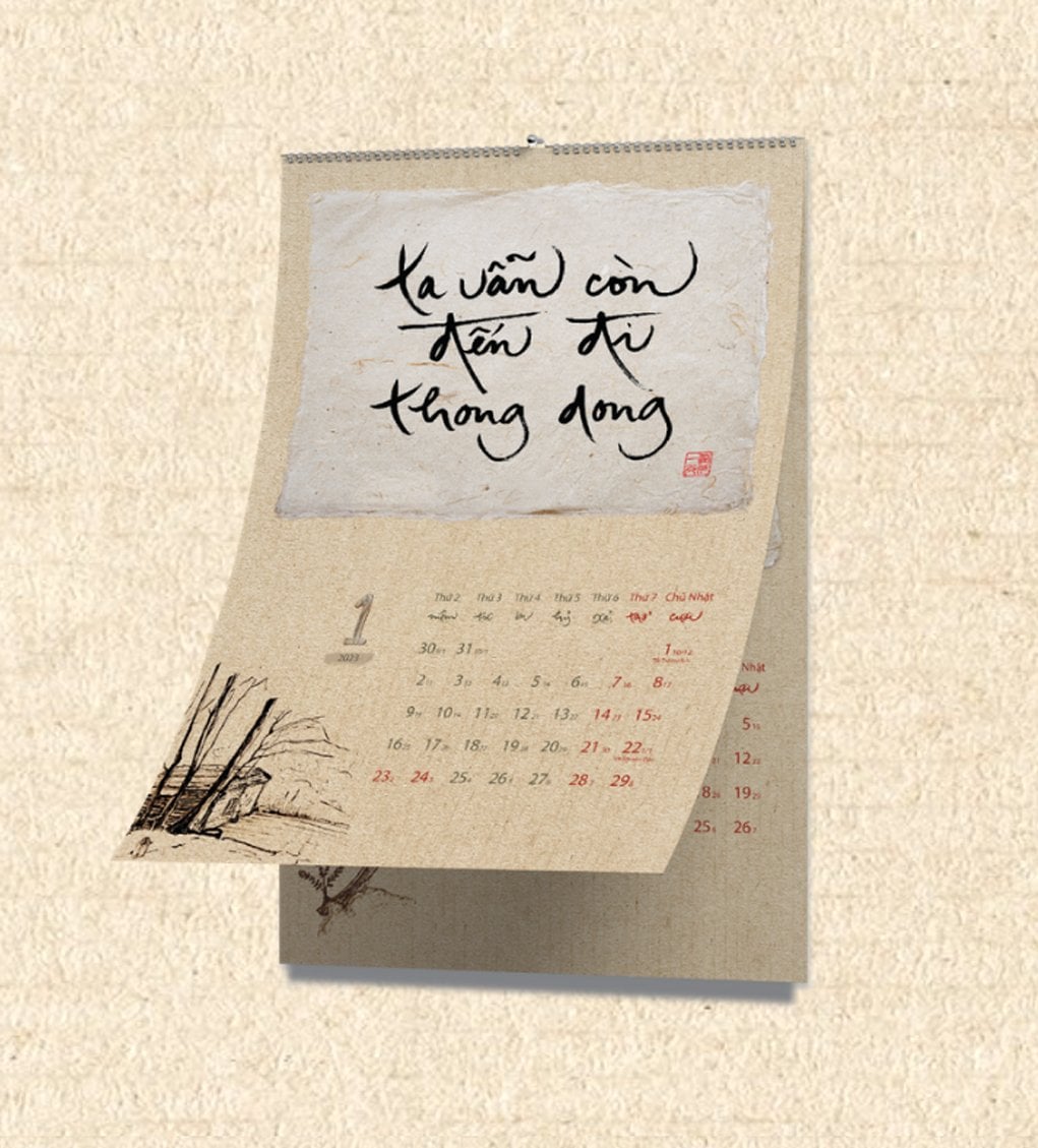 LỊCH TREO TƯỜNG: THẦY CÓ TRONG TA