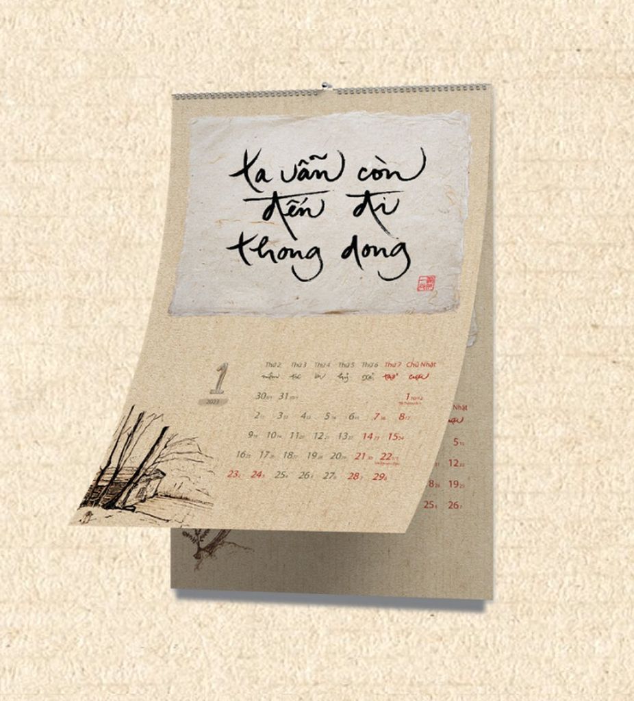 LỊCH TREO TƯỜNG: THẦY CÓ TRONG TA